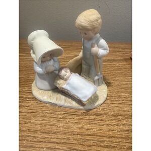 HOMCO Circle Of Friends Amish Nativity Christmas Figure "Unto Thee O God"